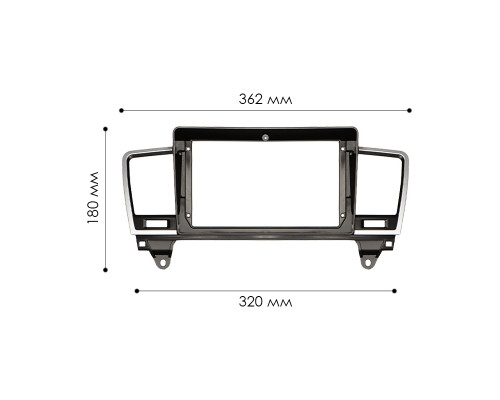 Переходная рамка Mercedes-Benz M-Class W166 ML 2011-2015 (7152) 9"