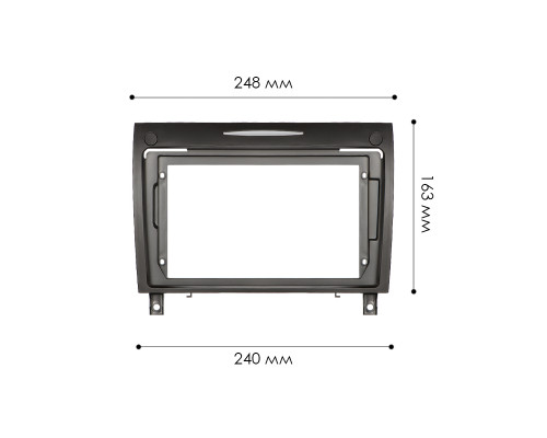 Переходная рамка Mercedes-Benz SLK-Class R171 2004-2011 (6837) 9"