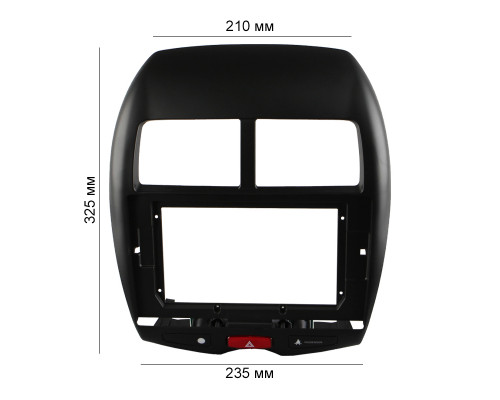 Переходная рамка Mitsubishi ASX Outlander Sport 10-16 Peugeot 4008 12-17 Citroen C4 Aircro 12-17 (6623) 10.1"