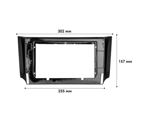 Переходная рамка Nissan Sylphy Sentra 2012+ Pulsar (NB17) 2013+ Tiida (C13R) 2015 (6367) 10.1"