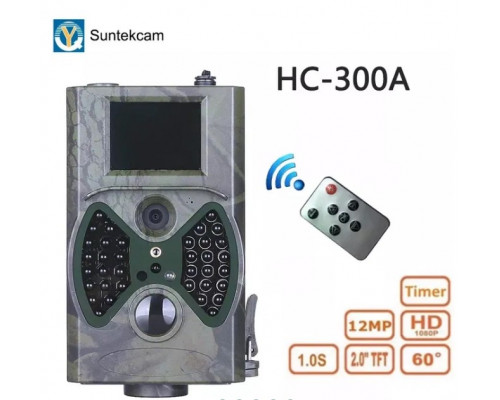 Фотопастка Suntek HC 300А, нічна зйомка, датчик руху.