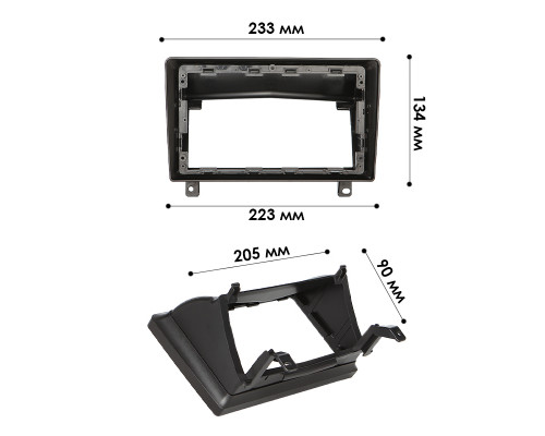 Переходная рамка Opel Astra H 2004-2014 (7821) 9"