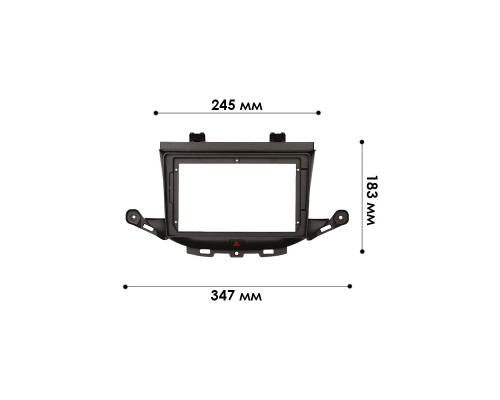 Переходная рамка Opel Astra K 2015-2019 (7707) 9"