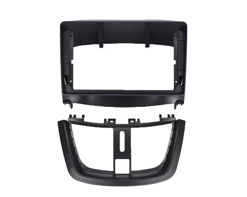 Переходная рамка Peugeot 207 2006-2015 (6869) 9" Black