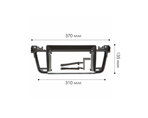 Переходная рамка Peugeot 508 2011-2018 (6931) 9"
