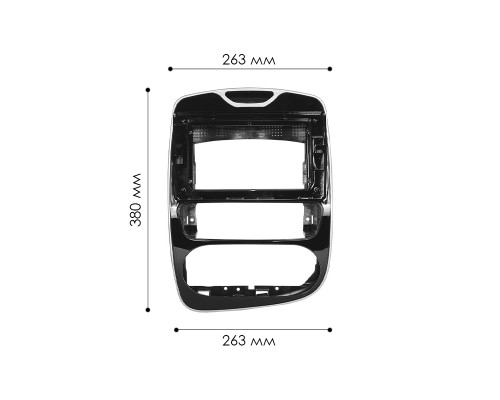 Переходная рамка Renault Clio 2016-2019 (7587) 10.1"