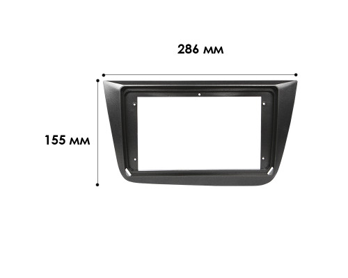 Переходная рамка Seat Altea 2004-2015 Toledo 2004-2009 (7231) 9"