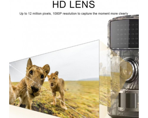 Фотопастка Suntekcam DL-100 (12Мп, 2 дисплей) захист IP66. Камера з датчиком руху та нічною зйомкою.