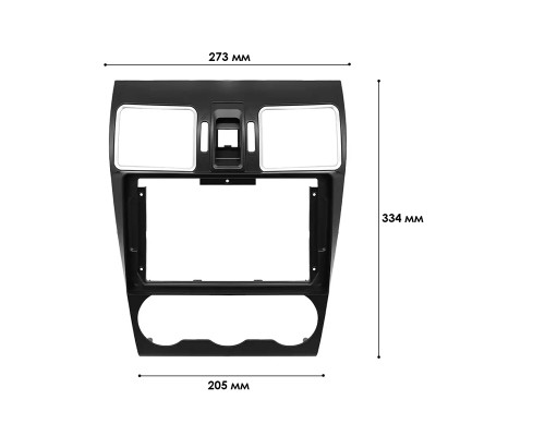 Переходная рамка Subaru Forester 2013-2018 (SA 022N) 9" Black