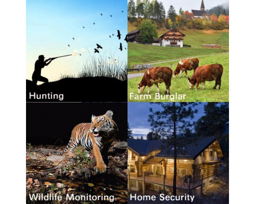 Фотопастка Suntek HC 300M кут огляду 120 °, передача даних GSM, нічна зйомка, датчик руху.