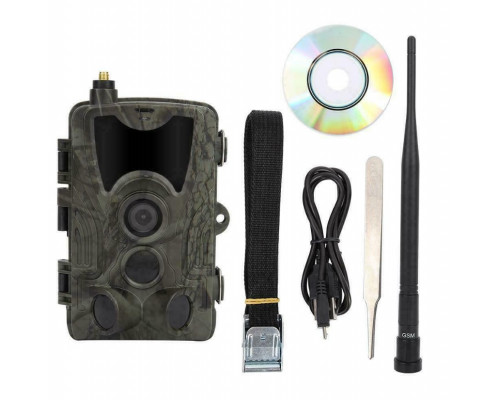 Фотопастка Suntek HC 801M 25м, огляд 120 °, датчик руху, GSM модуль G2, нічна зйомка, захист IP65.