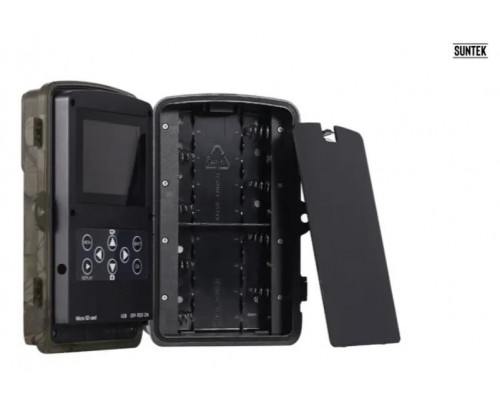 Фотопастка Suntek НС-808A 20м, огляд 120 °, з датчиком руху, нічна зйомка, захист IP65. Камера для охорони