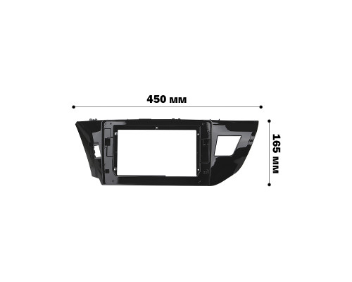 Переходная рамка Toyota Corolla 2013-2016 (6786) 10.1"