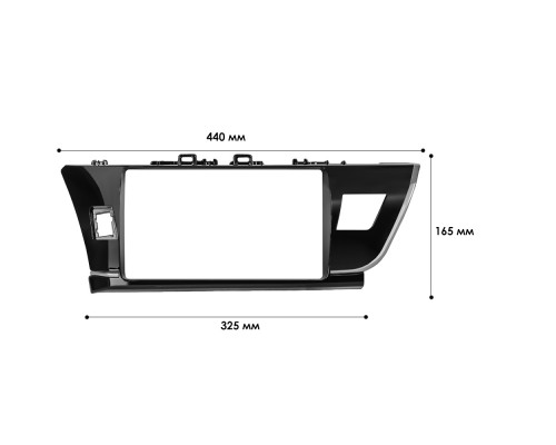 Переходная рамка Toyota Corolla 2013-2016 (6274) 10.1"