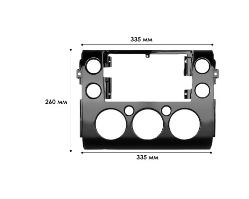 Переходная рамка Toyota FJ Cruiser 2007-2016 (6880) 9"
