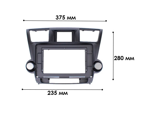 Переходная рамка Toyota Highlander 2008-2013 (6825) 10.1"