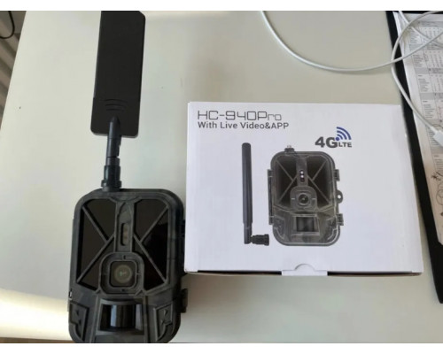 Фотопастка HC940 LTE PRO з передачею даних, акумулятор 10000mAh APP/4G відео 4К, фото 30МР