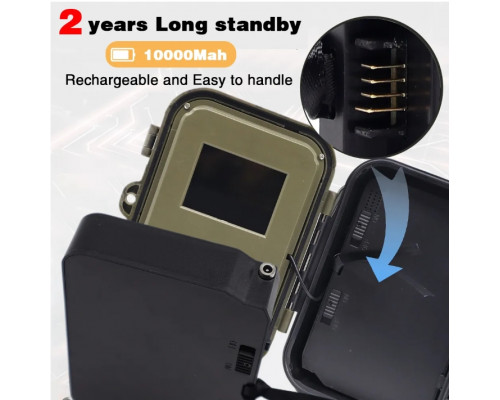 Фотопастка HC940 LTE PRO з передачею даних, акумулятор 10000mAh APP/4G відео 4К, фото 30МР