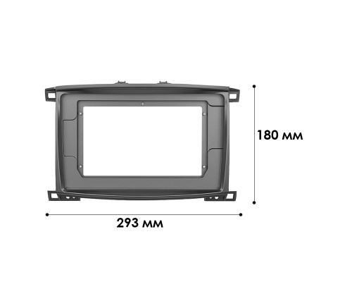 Переходная рамка Toyota Land Cruiser 100 2003-2008 Lexus LX 470 1998-2007 (2773) 10.1"