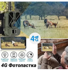 Фотопастка HC940 LTE PRO з передачею даних 4G, акумулятором 10000mAh, відео 4K та фото 30 МП.