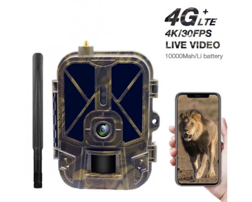 Фотопаста HC940 LTE PRO з передачею даних через 4G, акумулятор 10000mAh, 4K відео та 30МП фото, керування через додаток.