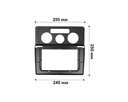 Переходная рамка Volkswagen Caddy 2004-2015 (7658) 10.1"