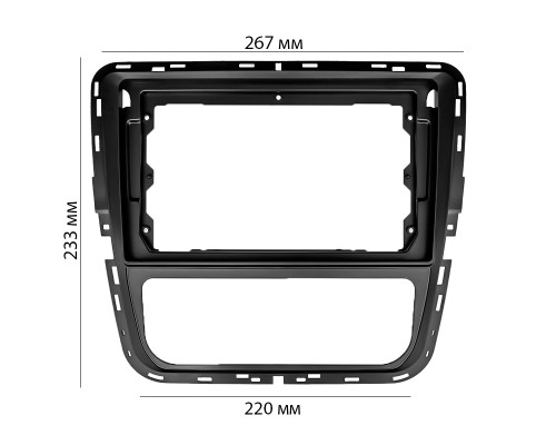 Переходная рамка Volkswagen Passat NMS 2011-2015 MC (6891) 9"