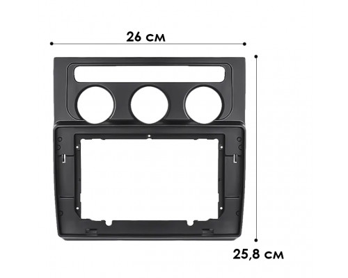 Переходная рамка Volkswagen Touran 2003-2010 (7208) 10.1"