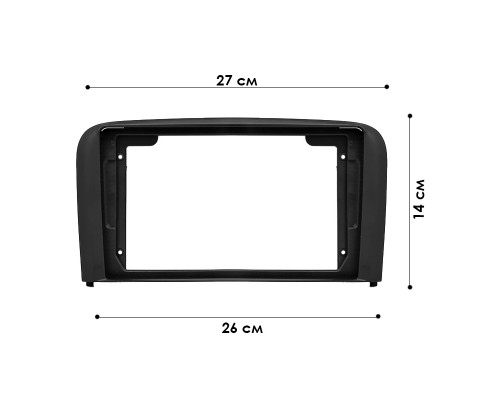 Переходная рамка Volvo S80 (VO 011N) 2001-2006 (7239) 9" Black