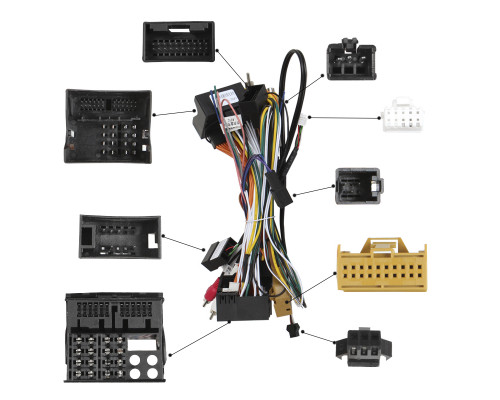 Штатный комплект переходная рамка с проводкой Audi A4 2009-2016 (базовая комплектация) CAN-BUS (1234-357) 9"