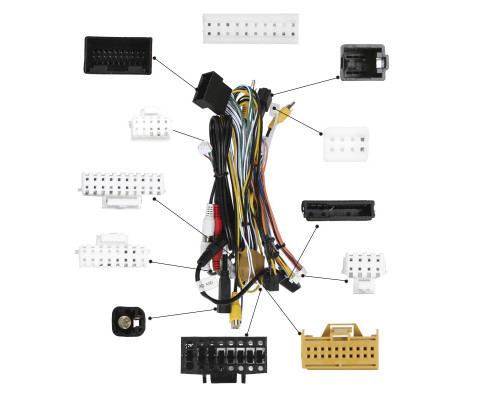 Штатный комплект переходная рамка с проводкой Audi A4 2009-2016 (полная комплектация) CAN-BUS (1234-357) 9"