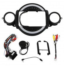 Штатный комплект переходная рамка BMW Mini 2007-2015 (1234-320) 9" + адаптер питания