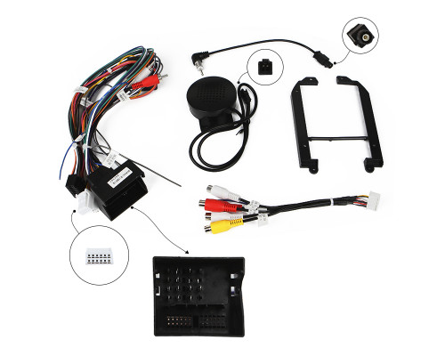 Штатный комплект переходная рамка BMW Mini 2007-2015 (1234-320) 9" + адаптер питания