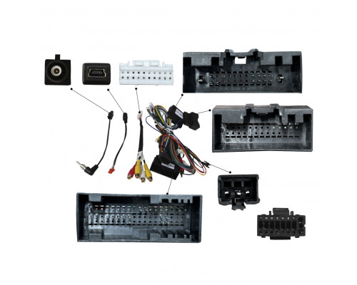 Переходной штатный комплект с проводкой Ford F150 Raptor 2015+ Тип В 9" (1234-300) + canbus