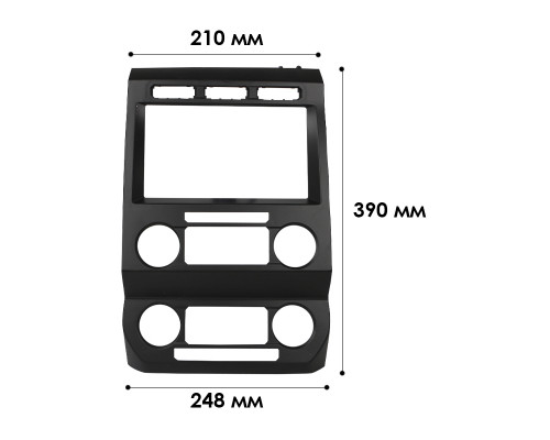 Переходной штатный комплект с проводкой Ford F150 Raptor 2015+ Тип В 9" (1234-300) + canbus