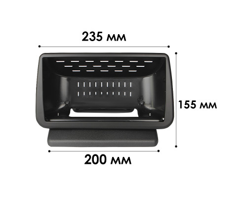 Переходной штатный комплект с проводкой HEVXM Nissan Note 2005-2013 9" + адаптер
