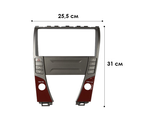 Переходной штатный комплект с проводкой Lexus ES 350 2006-2012 9" (1234-281) + canbus