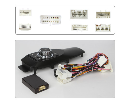 Переходной штатный комплект с проводкой Lexus ES ES200 ES250 ES300h ES350 XV60 VI 2012-2018 9" (1234-283)+ canbus