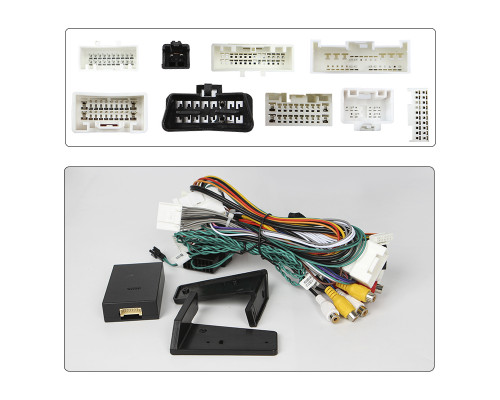 Переходной штатный комплект с проводкой Lexus GS300 S190 GS350 GS400 GS430 GS450h GS460 2004-2011 (1234-282) 9" + canbus