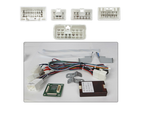 Переходной штатный комплект с проводкой Lexus IS200 1999-2005 Toyota Altezza 1998-2005 9" (1234-285) + canbus