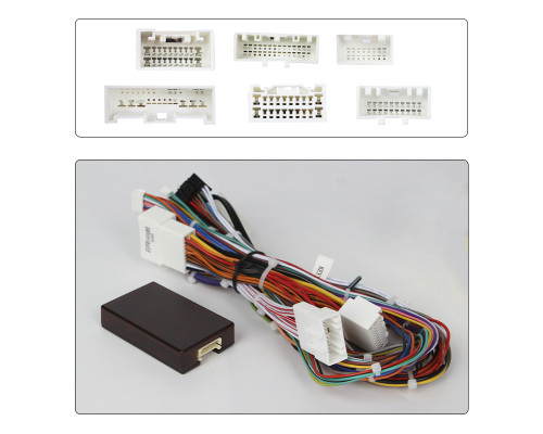 Переходной штатный комплект с проводкой Lexus LS460 LS600H XF40 lV 2006-2012 10" (1234-284) + canbus