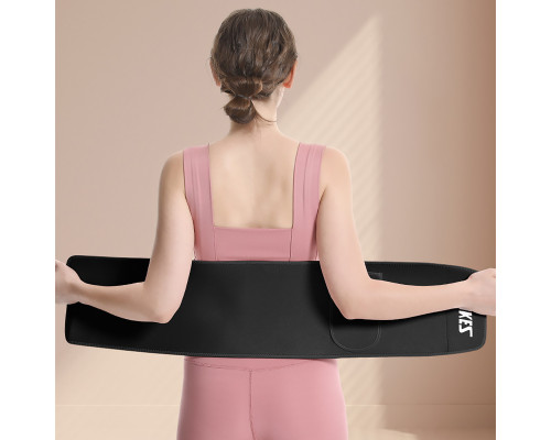 Спортивный пояс AOLIKES HY-7971 корсет с карманом Black M