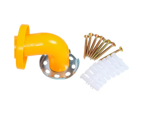 Поручень STWU-048 для людей с инвалидностью прямой из нержавеющей стали покрытые ABS пластиком 135°