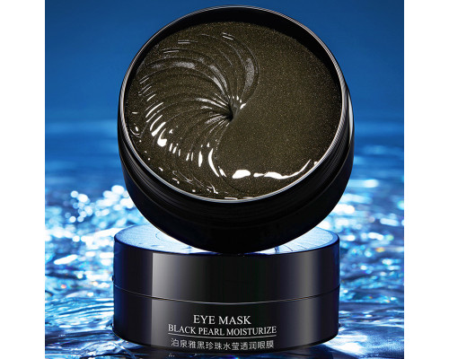 Гидрогелевые патчи BIOAQUA Eye Mask Black Pearl Moisturizing с черным жемчугом 80 г