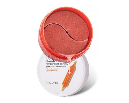 Гидрогелевые патчи для глаз c экстрактом апельсинового масла IMAGES Blood Orange Essence 80 г