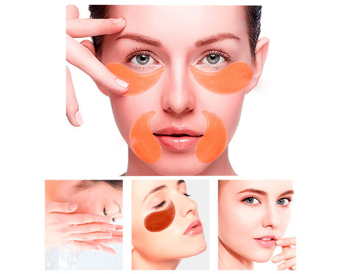 Гидрогелевые патчи для глаз c экстрактом апельсинового масла IMAGES Blood Orange Essence 80 г