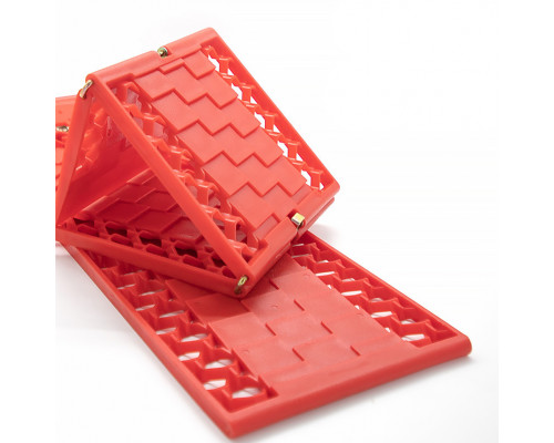 Противоскользящие антипробуксовочные ленты 11804 3 секции для бездорожья под колеса для вытягивания авто