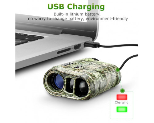 Професійний водонепроникний лазерний дальномір Boblov NK-1000 з вимірюванням кута та швидкості до 1000 метрів.