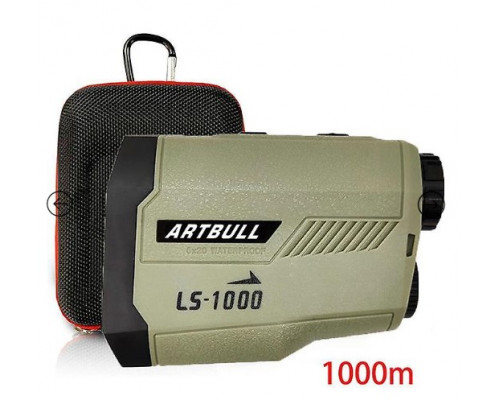 Професійний лазерний дальномер Artbull LS-1000 з вимірювачем кута для точних вимірювань на відстані до 1000 метрів.