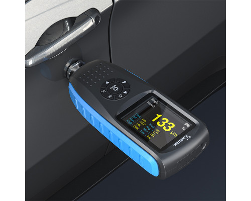 Толщиномер VDIAGTOOL VC-300 цветной экран определяет толщину ЛКП до 1500 мкм память замеров автоматически распознает тип подложки железо алюминий